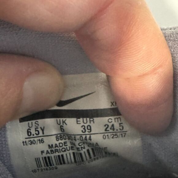 NIKE PG "PAUL GEORGE" SIZE 6.5 YOUTH SAME AS WOMAN SIZE 8.0 GLACIER grey blue - Picture 6 of 6